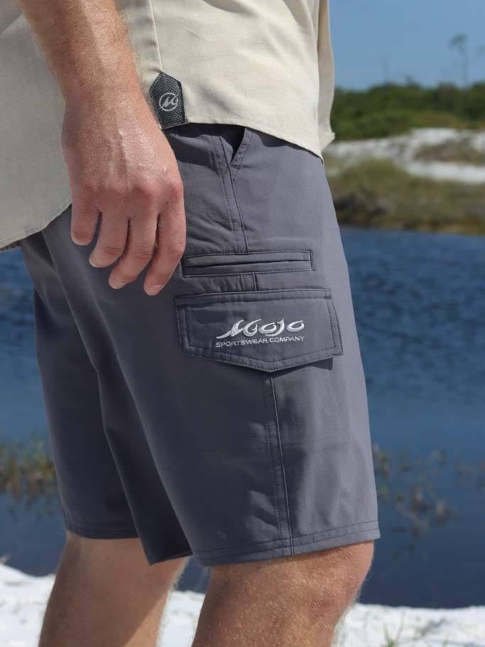 NWT Mojo Navy Blue Performance Shorts Size XL
